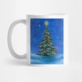 "Silent Night Christmas Tree" copyright Renee L. Lavoie Mug